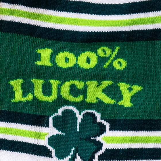 SOCK it to me Strümpfe 100% LUCKY W0471 - grün-weiß