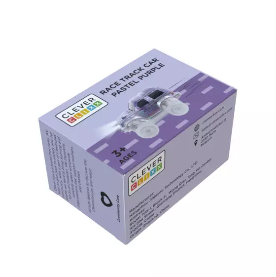 Cleverclixx Race Track Car Purple
