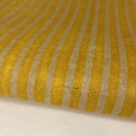 Daphne, Batik, Streifen (beige) auf Gelbgold