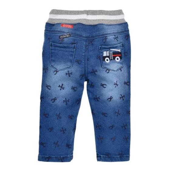 Jeans "Werkzeuge" mit Rippenstrickbund