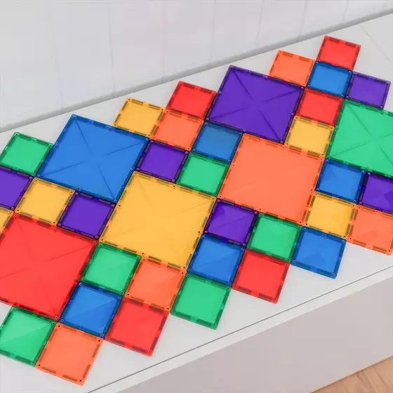 Connetix Magnetbausteine Rainbow Square Pack 42 Teile