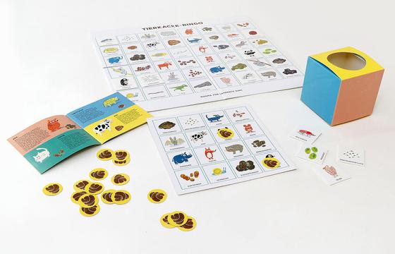 Laurence King Spiel Tierkacke Bingo