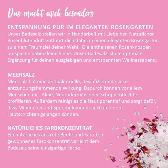 Badesalz "Rosengarten"