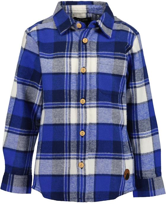 Karohemd, Baumwolle, ultramarin