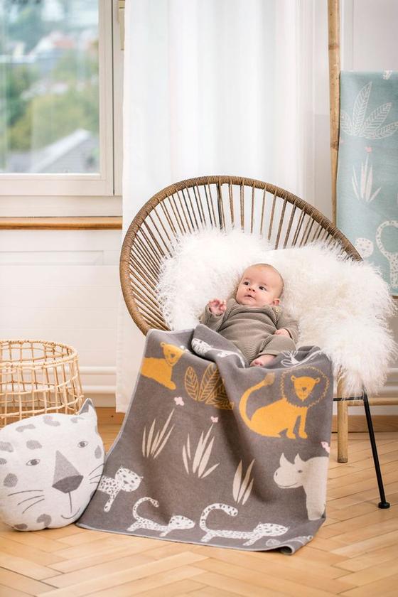 David Fussenegger Babydecke Dschungel Braun