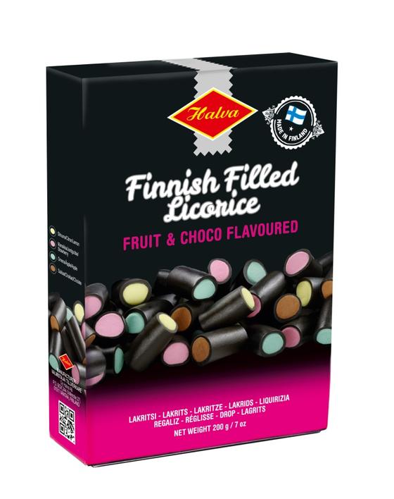 Halva Lakritz Box Frucht/Schoko 200g