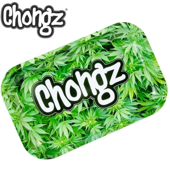 Rolling Tray, Chongz®, Green Leaf