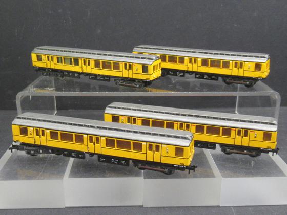 Berliner U-Bahn BVG Triebwagen 4-teilig Bauart C2T2 Baujahr 1929/31 Spur N