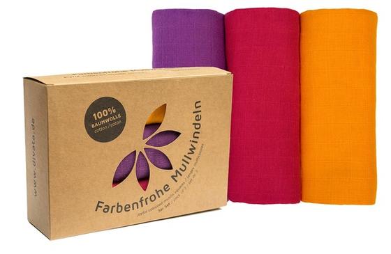 3er-Pack Mullwindeln, Pucktücher