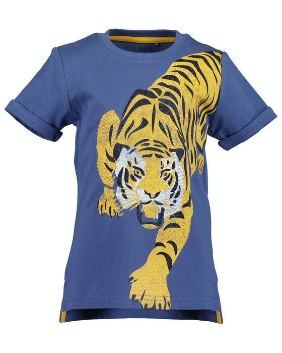 T-Shirt "Tiger Roar", blau