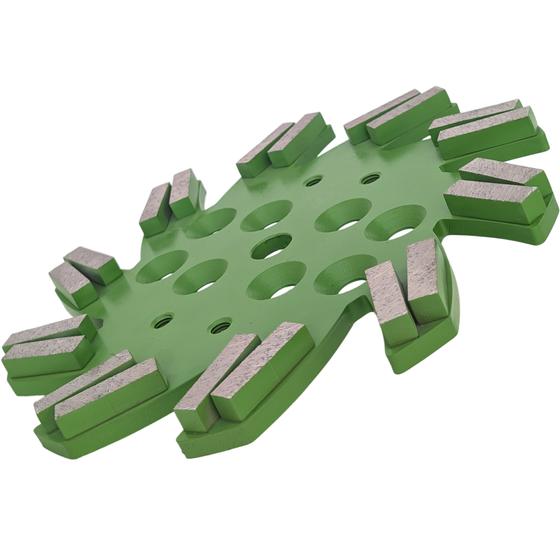 Diamant-Stern-Schleifscheibe <br> Ø 250 mm <br> mittelharte Untergründe
