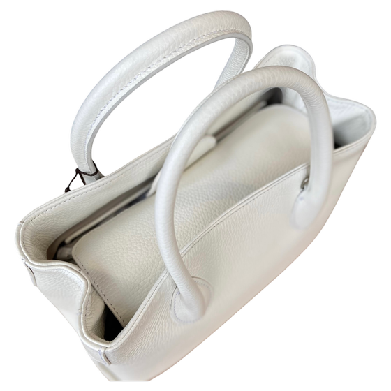 Maxima Handtasche klein weiß