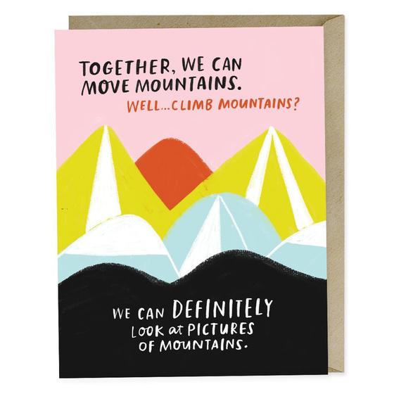 Postkarte Move Mountains, Emily Mc Dowell & Friends