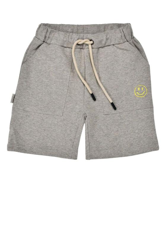 Sweat-Bermuda, grey-melange
