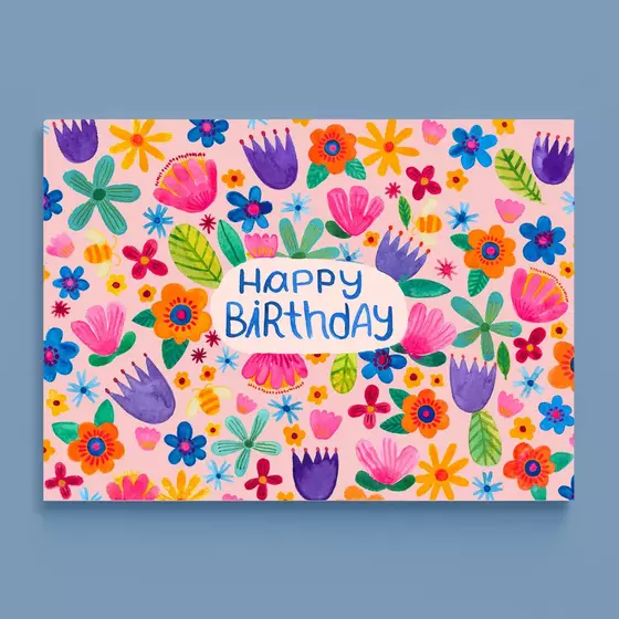 Frau Ottilie Postkarte - Happy Birthday