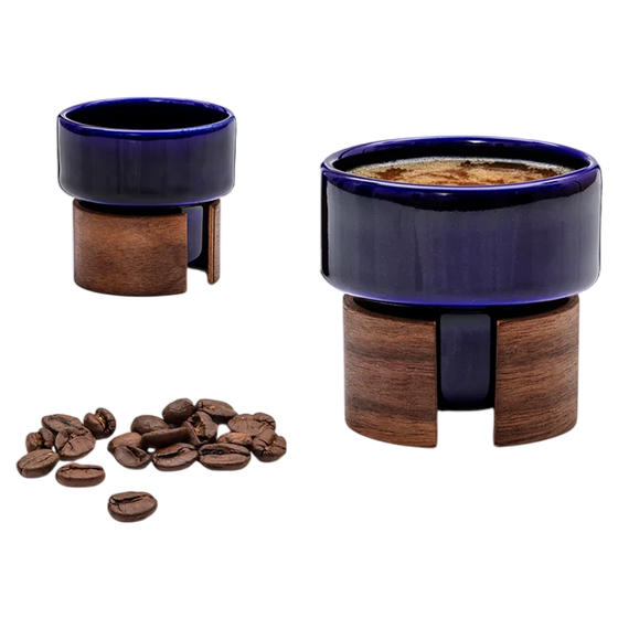 Tonfisk - Espresso 8cl Tasse blau