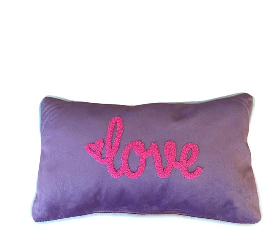 Pad Kissen PETITE "Love", light purple