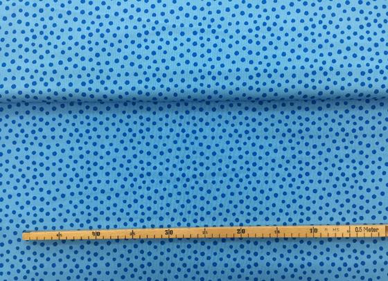 Baumwolle Junge Linie Dots blau
