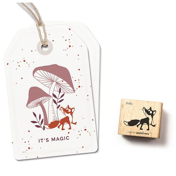 Cats on Appeltrees Stempel Fuchs Felix