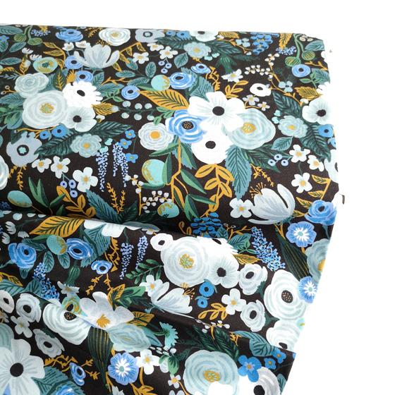 Cotton + Steel - Garden Party Blue Fabric - Rifle Paper Co