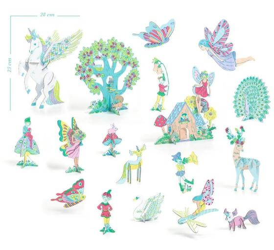 Djeco Color Assemble Play Fairy World