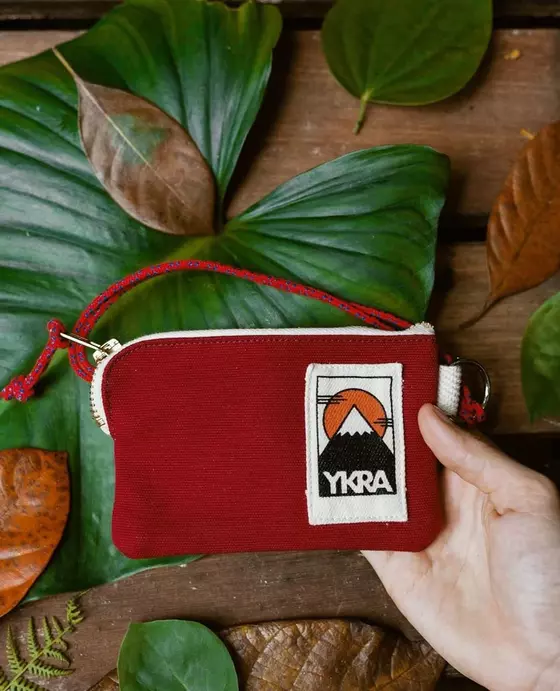 Ykra Mini Wallet Bordeaux