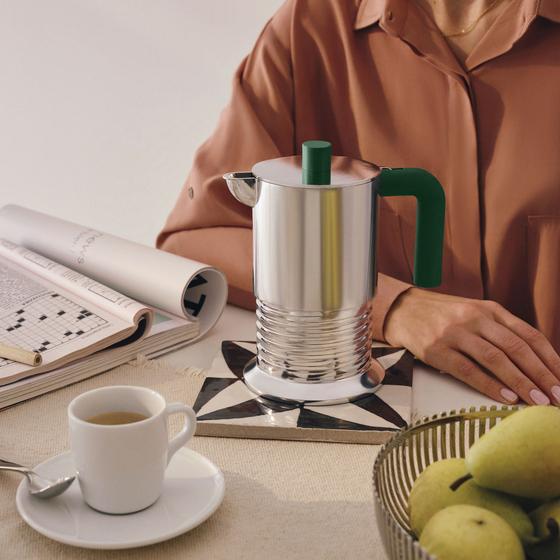 VITE Espressokocher Silber von Philippe Malouin