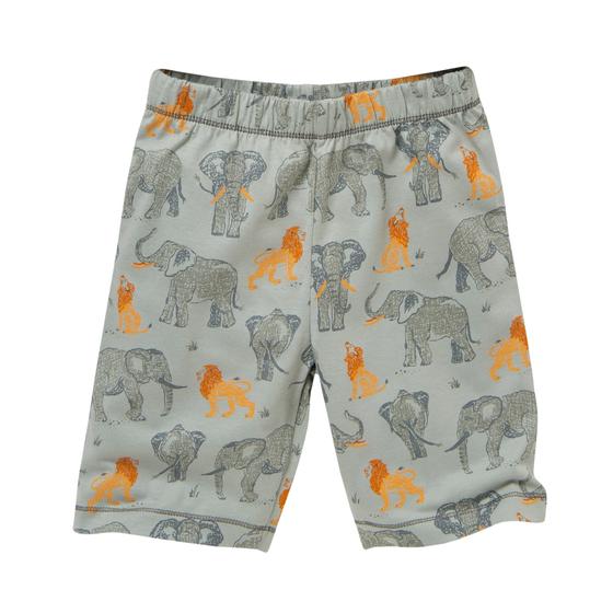 People wear Organic Pyjama Kurz Elefant Basalt