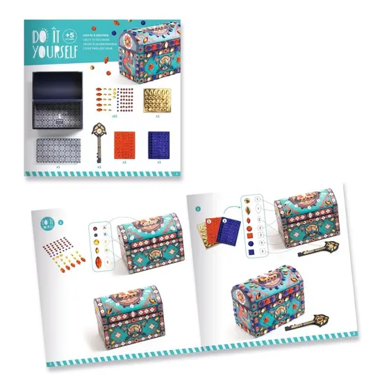 Djeco Do It Yourself Truhe zum Dekorieren Super
