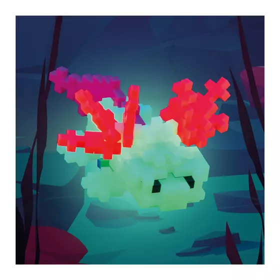 Plus Plus 100 Kreativ Bausteine Axolotl