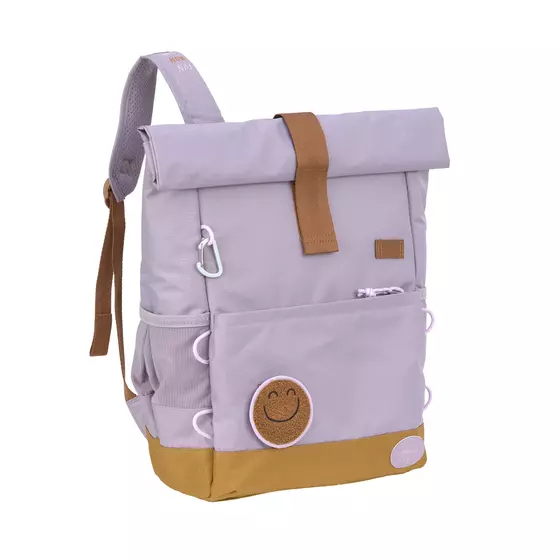 Lässig Kindergartenrucksack Rolltop 12L - Little Gang Lila