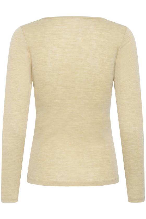 SAINT TROPEZ Longsleeve Pullover GarimaSZ 30513525 - beige melange