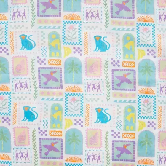 Baumwoll-Voile Dschungel