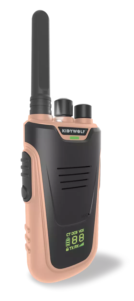 Kidywolf Walkie-Talkies mit Taschenlampe Hellblau Rosa