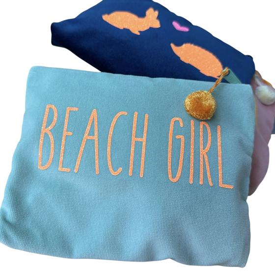 Frau Heidelberg Kosmetiktasche M Beachgirl hellblau