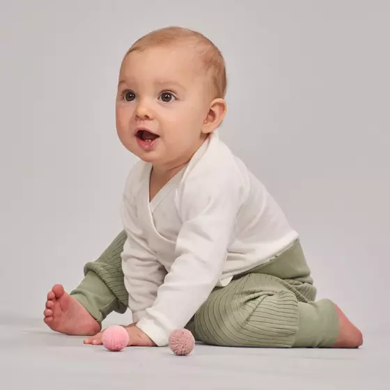 Sense Organics Wickelbody Langarm Ygon White