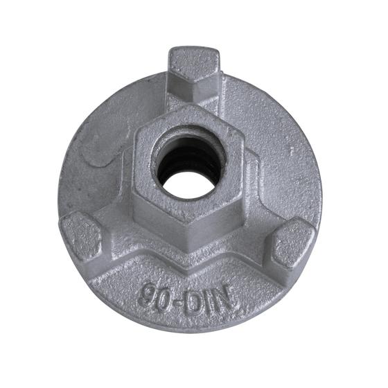 Tellerflügelmutter für Kordelgewindestange <br> Ø 70 mm