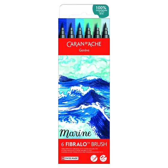 Fasermaler Marine von Caran D'Ache