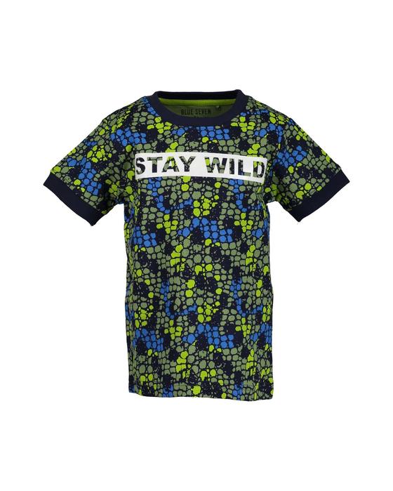 T-Shirt Rundhals "Stay wild"