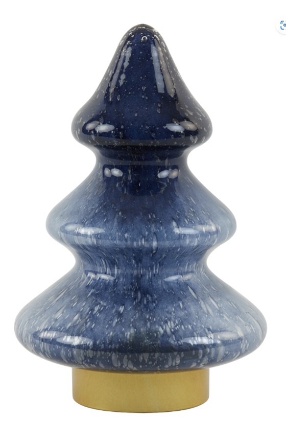 Lampe | Batteriebetriebene LED Tischleuchte Tree - blau