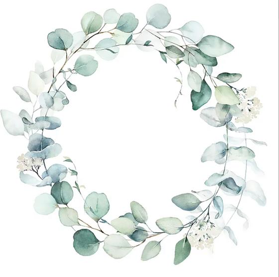 Serviette | Papier-/ Lunchserviette Branch wreath