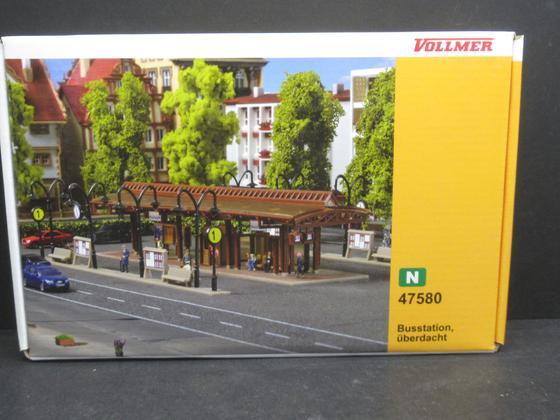Vollmer 47580 Busstation überdacht Bausatz Spur N OVP