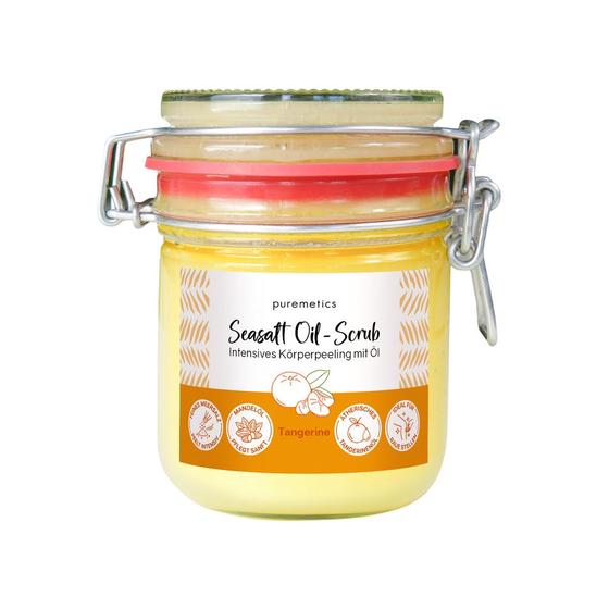 puremetics Seasalt Oil-Scrub Körperpeeling Orange 400ml