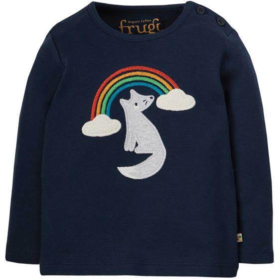 Frugi Langarmshirt Wolf Indigo