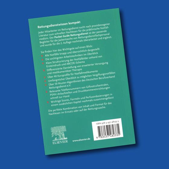 Buchtitel "Pocket Guide Rettungsdienst"