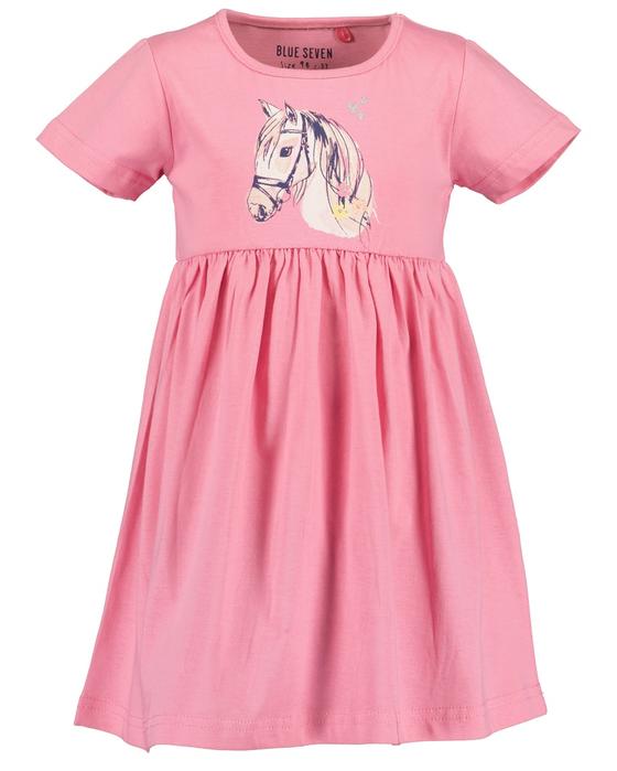 Shirtkleid "Pferd", reine Baumwolle, azalee