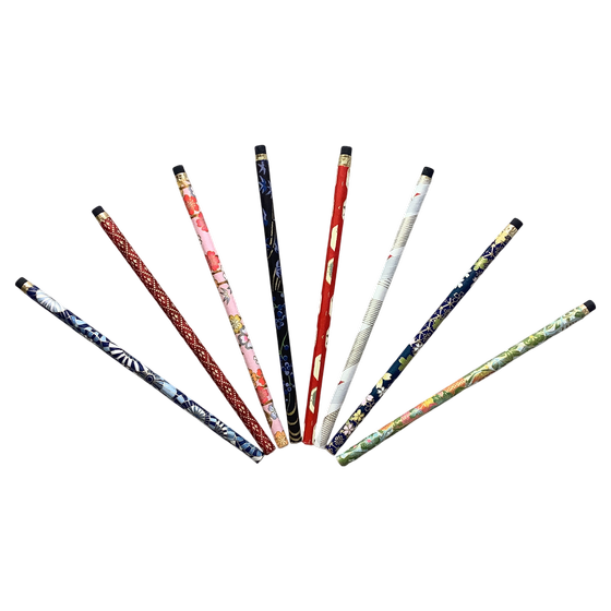 Bleistift mit Chiyogami Bezug