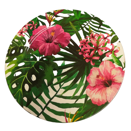 Tischschmuck | Untersetzer/Platzset Hibuscus