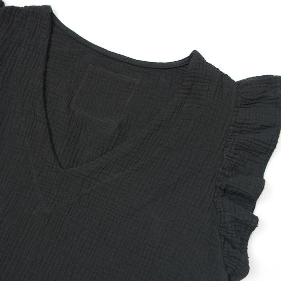 goldmarie Musselini Top OHMMM DIGGA pink Label - schwarz