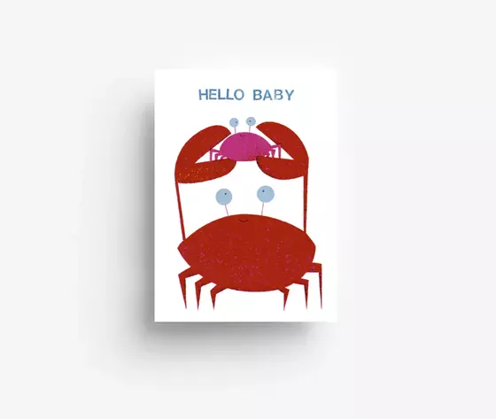 Baby Crab Postcard von jungwiealt